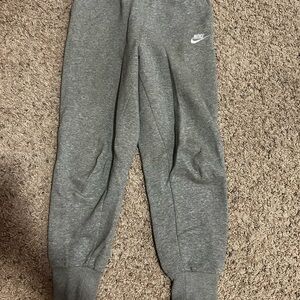 Nike Kids Charcoal Gray Sweatpants